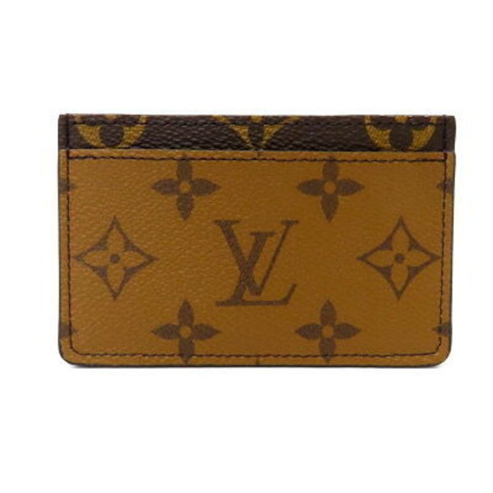 Louis Vuitton Monogram Reverse Porte Carte Card Case - Picture 1 of 2